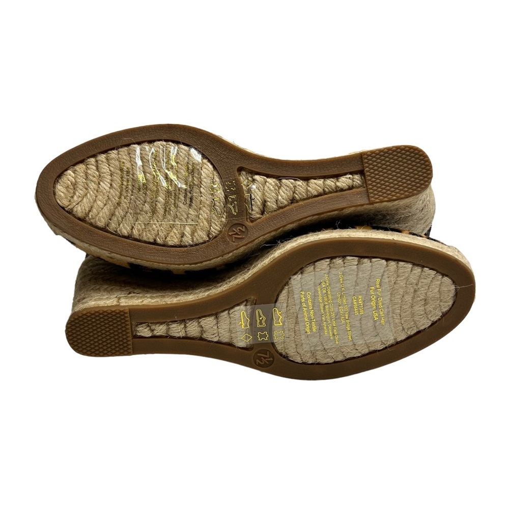 J. CREW HUTTON Haircalf Espadrille Wedge 7.5 - Picture 9 of 12